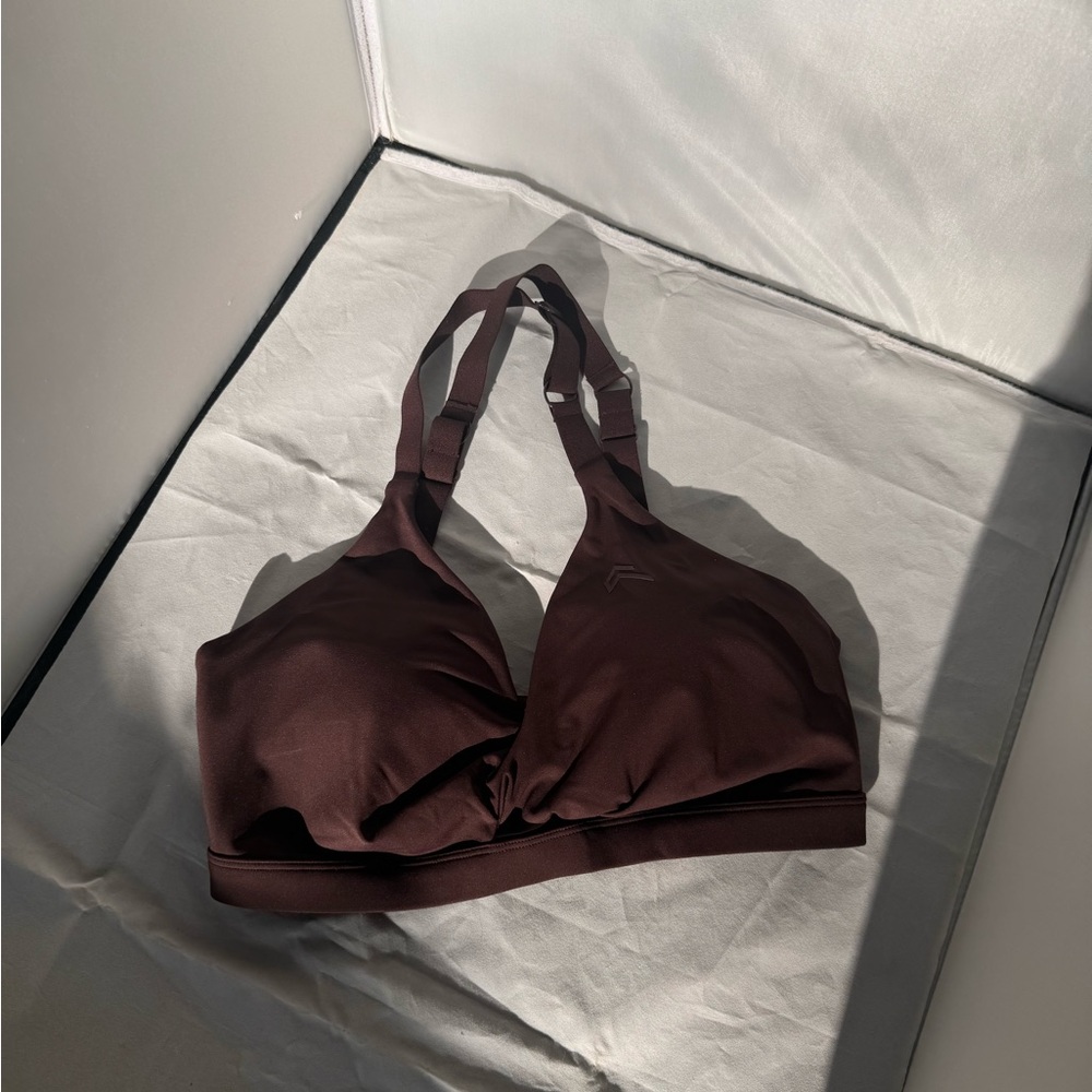 Unified Twist Sports Bra - Plum Brown